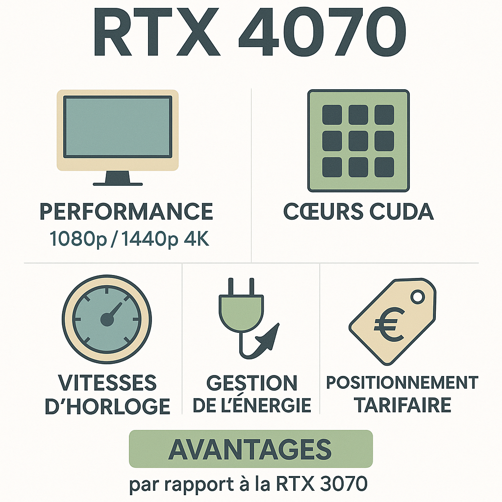 Pourquoi choisir la RTX 4070 pour votre configuration de gaming ? Pourquoi choisir la RTX 4070 pour votre configuration de gaming ?